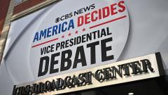 VP Debate sign